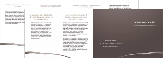 impression depliant 4 volets  8 pages  web design texture contexture structure MIFCH93595