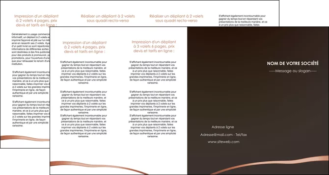 faire depliant 4 volets  8 pages  web design texture contexture structure MIFCH93999