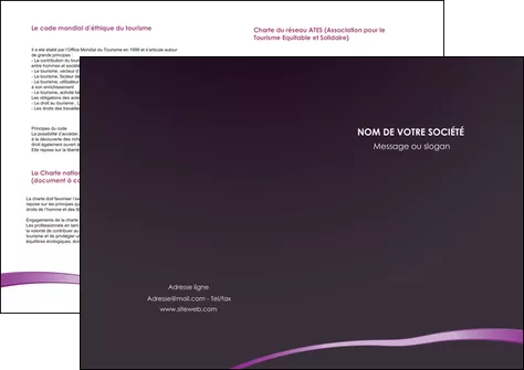 modele depliant 2 volets  4 pages  web design texture contexture structure MLGI94029