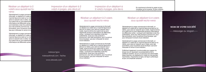 faire modele a imprimer depliant 4 volets  8 pages  web design texture contexture structure MLGI94057