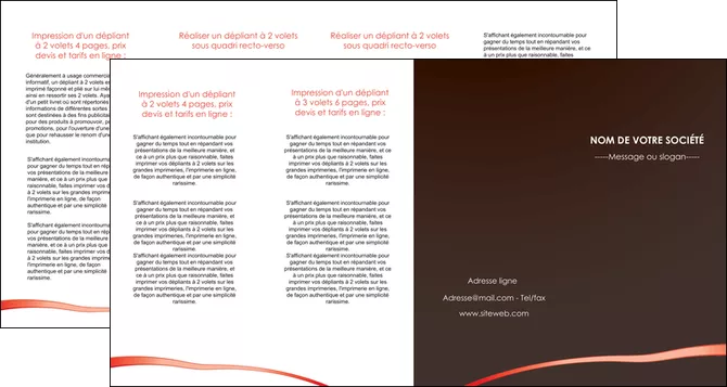 imprimer depliant 4 volets  8 pages  web design contexture structure fond MIFCH94109