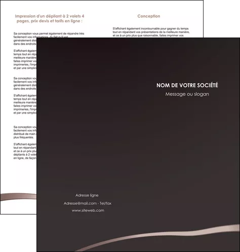 modele en ligne depliant 2 volets  4 pages  web design contexture structure fond MIFLU94125