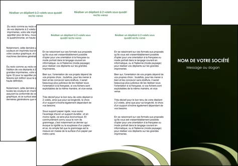 realiser depliant 3 volets  6 pages  texture contexture structure MIS94365