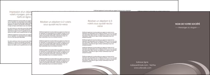 modele depliant 4 volets  8 pages  web design texture contexture structure MLGI94557