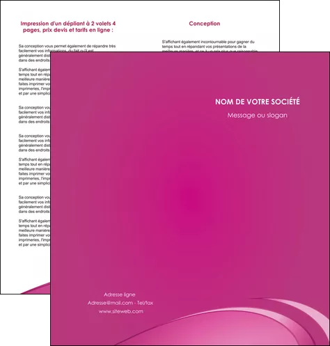 personnaliser modele de depliant 2 volets  4 pages  texture contexture structure MID94575