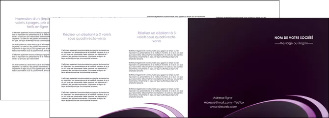 faire modele a imprimer depliant 4 volets  8 pages  web design texture contexture structure MIFCH94783