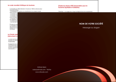exemple depliant 2 volets  4 pages  web design texture contexture structure MLIGBE94813