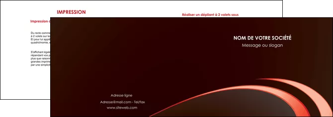 personnaliser maquette depliant 2 volets  4 pages  web design texture contexture structure MLGI94817
