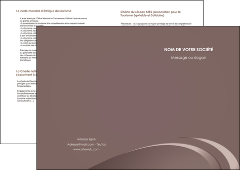 modele en ligne depliant 2 volets  4 pages  web design texture contexture structure MFLUOO94865