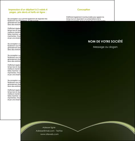 maquette en ligne a personnaliser depliant 2 volets  4 pages  web design texture contexture structure MIFBE95773