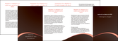 modele en ligne depliant 4 volets  8 pages  texture contexture structure MLIP95969