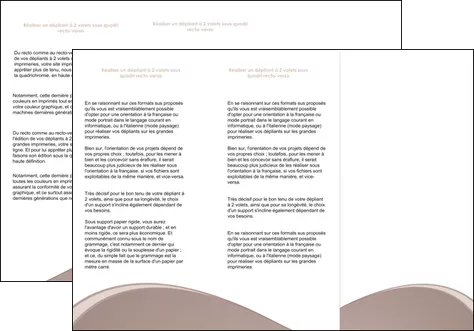 creer modele en ligne depliant 3 volets  6 pages  texture contexture structure MLIGCH95979