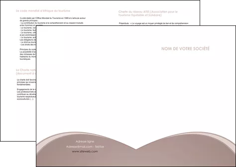 creer modele en ligne depliant 2 volets  4 pages  texture contexture structure MLGI95993