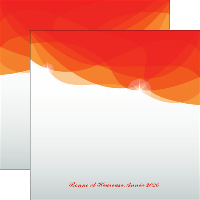 creation graphique en ligne flyers best meilleur voeux 2020 abstract art MIF97463